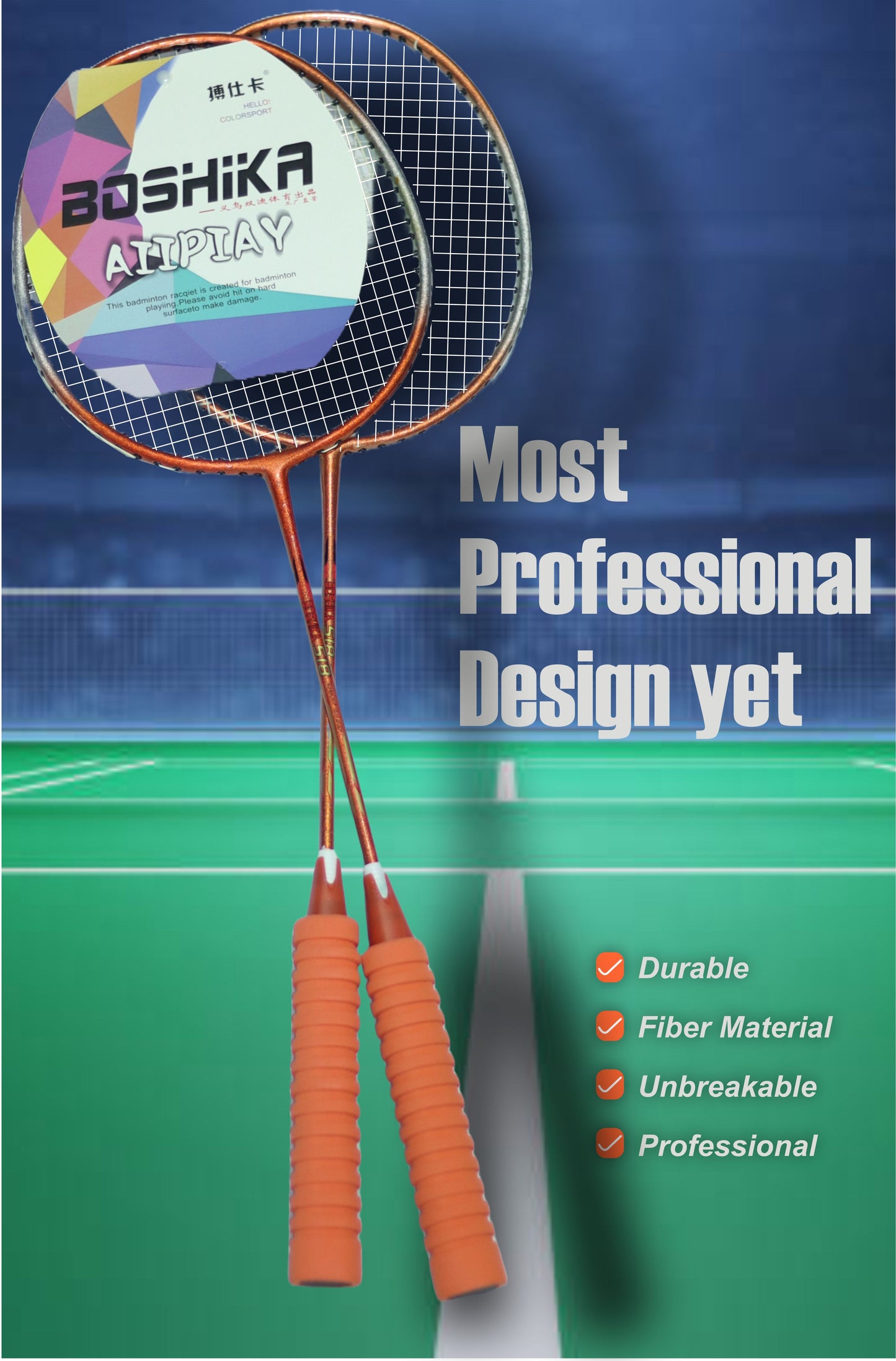 ZeroJoint™ Carbon Series – Pro Badminton Racket Set