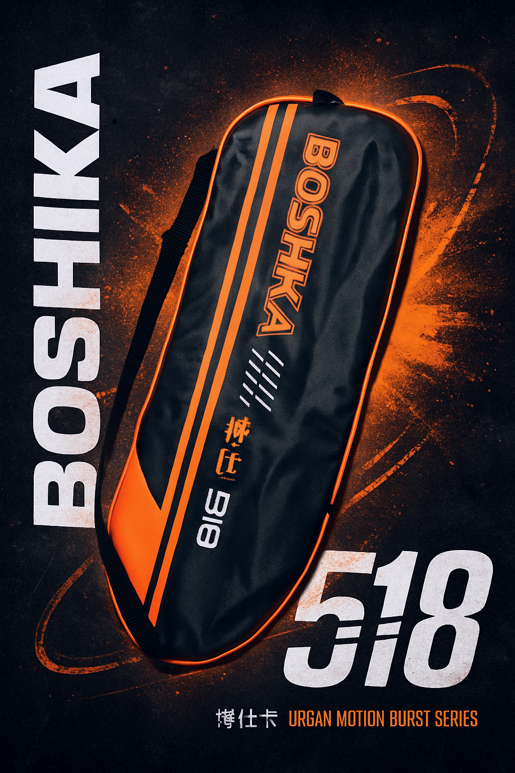 Boshika 518 Badminton Set – Lightweight Rackets with Durable Shuttlecocks &amp; Carry Case | Perfect for Beginners &amp; Family Fun